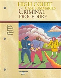 High Court Case Summaries on Criminal Procedure (Paperback, 8th)