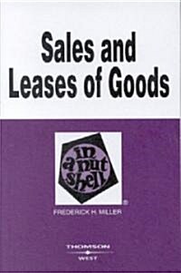 Sales and Leases of Goods in a Nutshell (Paperback, 4th)