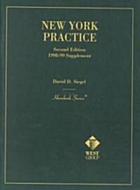 New York Practice  1998-1999 Supplement (Paperback, 2nd)