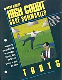 High Court Case Summaries on Torts (Prosser (Paperback)