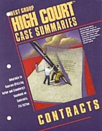 High Court Case Summaries on Contracts (Fuller (Paperback)