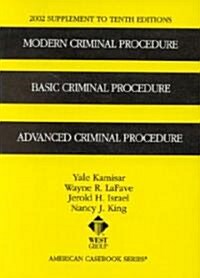 Modern Criminal Procedure 2002 (Paperback, Supplement)