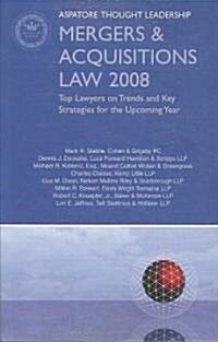 Mergers & Acquistions Law 2008 (Paperback)