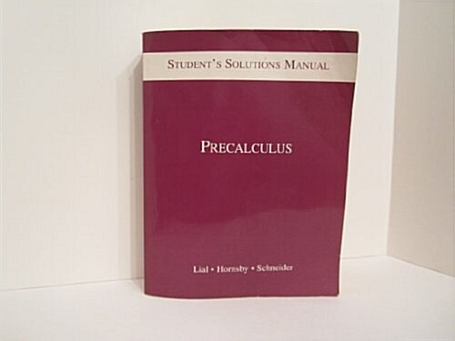 Precalculus (Paperback, Solution Manual)