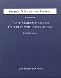 Students Solutions Manual to Accompany Finite Mathematics and Calculus With Applications (Paperback, Diskette, 5th)