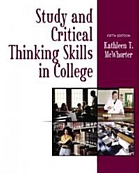 Study and Critical Thinking Skills in College (Paperback, 5 Rev ed)