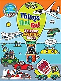 Things That Go Sticker Activity Book (Paperback)