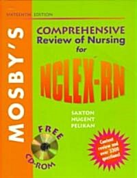 [중고] Mosby‘s Comprehensive Review of Nursing for Nclex-Rn (Paperback, CD-ROM)