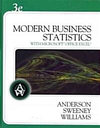 Modern Business Statistics (Hardcover, CD-ROM, 3rd)