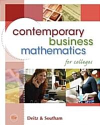 Contemporary Business Mathematics for Colleges (Paperback, CD-ROM, 15th)