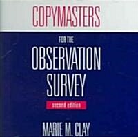 Copymasters For The Observation Survey (CD-ROM, 2nd)