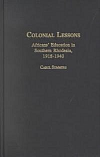 Colonial Lessons (Hardcover)