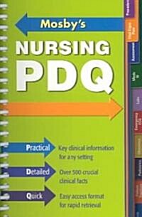Mosbys Nursing PDQ (Paperback, Spiral)
