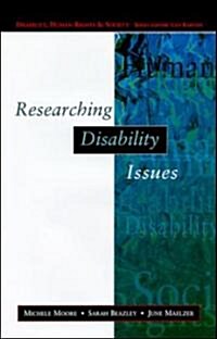 Researching Disability Issues (Paperback)