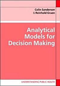 Analytical Models for Decision-Making with CD (Paperback)