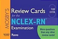 Mosbys Review Cards for the Nclex-Rn(r) Examination (Hardcover, 3)