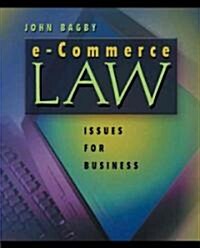 E-Commerce Law (Paperback)