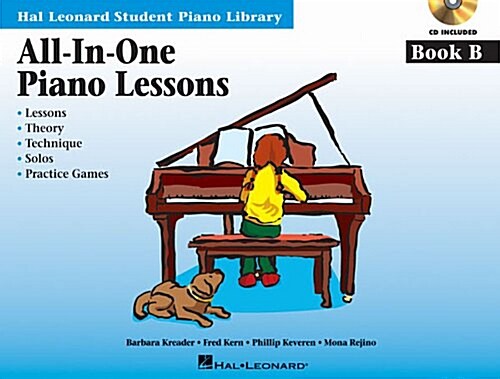 All-In-One Piano Lessons Book B: International Edition (Spiral)