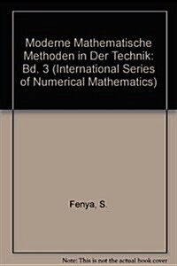 Moderne Mathematische Methoden in Der Technik: Bd. 3 (Hardcover)