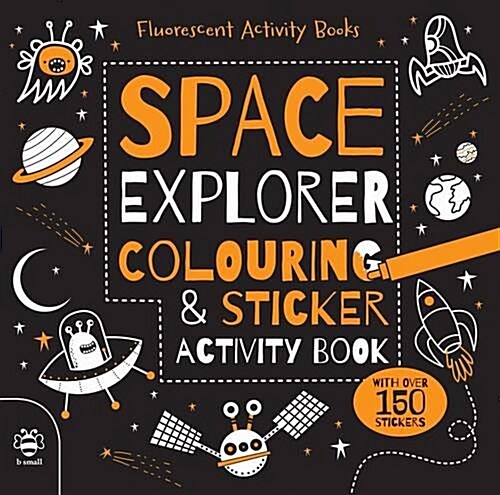 Space Explorer Colouring & Sticker Activity Book (Paperback)