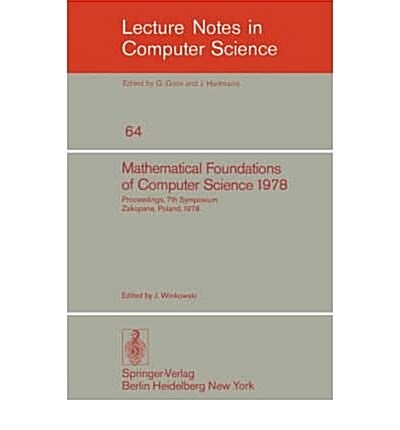 Mathematical Foundations of Computer Science, 1978 (Paperback)