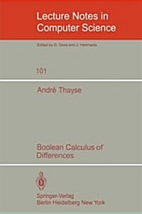Boolean Calculus of Differences (Paperback)