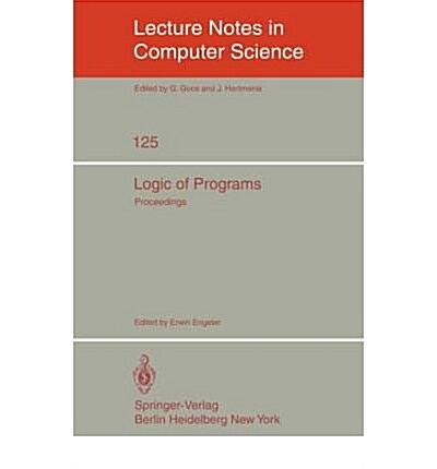 Logic of Programs (Paperback)