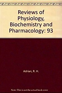 Reviews of Physiology, Biochemistry and Pharmacology (Hardcover)