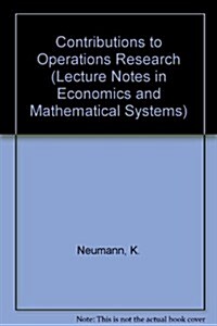 Contributions to Operations Research (Paperback)
