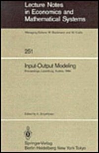 Input-Output Modeling (Paperback)