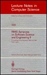 Rims Symposia on Software Science and Engineering II (Paperback)