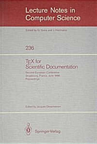 Tex for Scientific Documentation (Paperback)