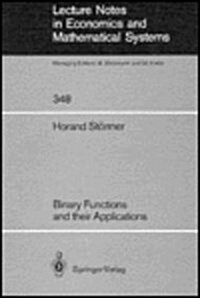 Binary Functions and Their Applications (Paperback)