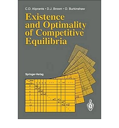 Existence and Optimality of Competitive Equilibria (Paperback, Reprint)