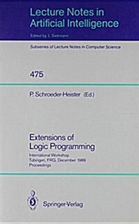 Extensions of Logic Programming (Paperback)