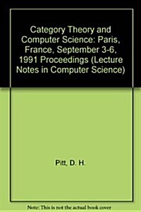 Category Theory and Computer Science (Paperback)