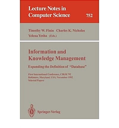 Information and Knowledge Management (Paperback)