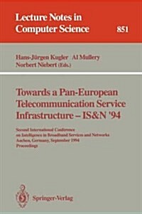Towards a Pan-European Telecommunication Service Infrastructure (Paperback)