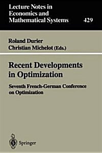 Recent Developments in Optimization (Paperback)