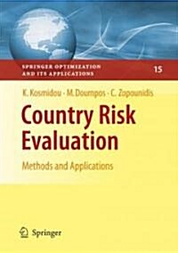 Country Risk Evaluation: Methods and Applications (Hardcover, 2008)