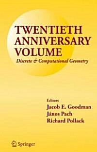 [중고] Twentieth Anniversary Volume: Discrete & Computational Geometry (Paperback)