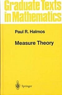 [중고] Measure Theory (Hardcover, 1974. 2nd Print)