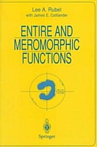 Entire and Meromorphic Functions (Paperback)