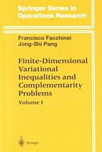 Finite-Dimensional Variational Inequalities and Complementarity Problems (Hardcover)