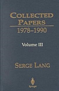 Collected Papers Vol III: 1978-1990 (Hardcover)