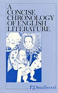 A Concise Chronology of English Literature (Hardcover)