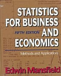 [중고] Statistics Business Economics (Hardcover, 5)
