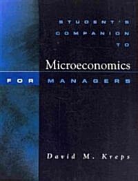 [중고] Student‘s Companion: For Microeconomics for Managers (Paperback)