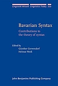 Bavarian Syntax (Hardcover)