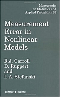 Measurement Error in Nonlinear Models (Hardcover, Softcover Repri)